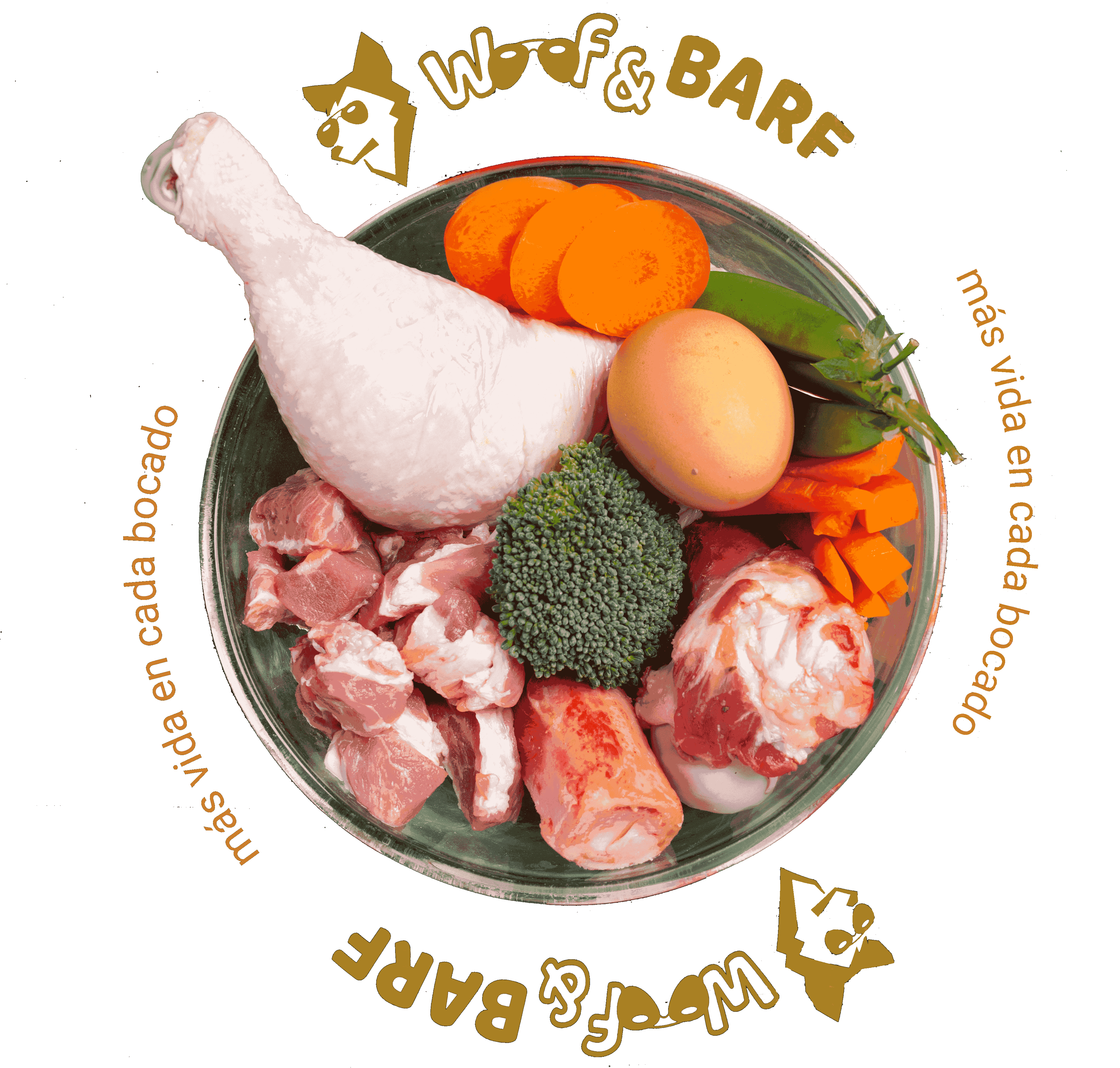 Comida BARF natural para mascotas